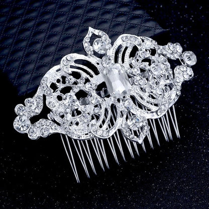 Tanya Vintage Crystal Wedding Hair Comb