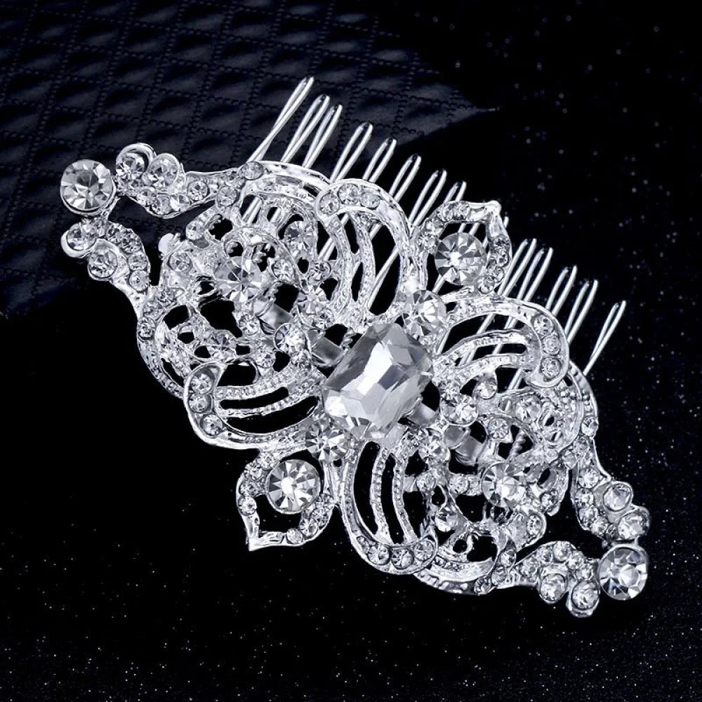 Tanya Vintage Crystal Wedding Hair Comb