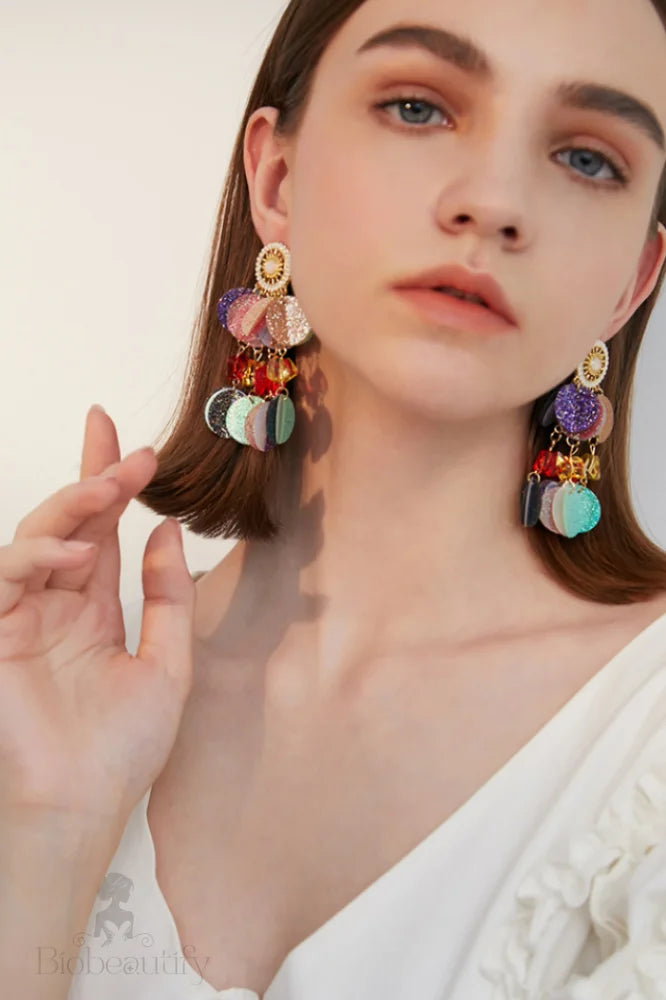 Tassel Long Earrings Picture