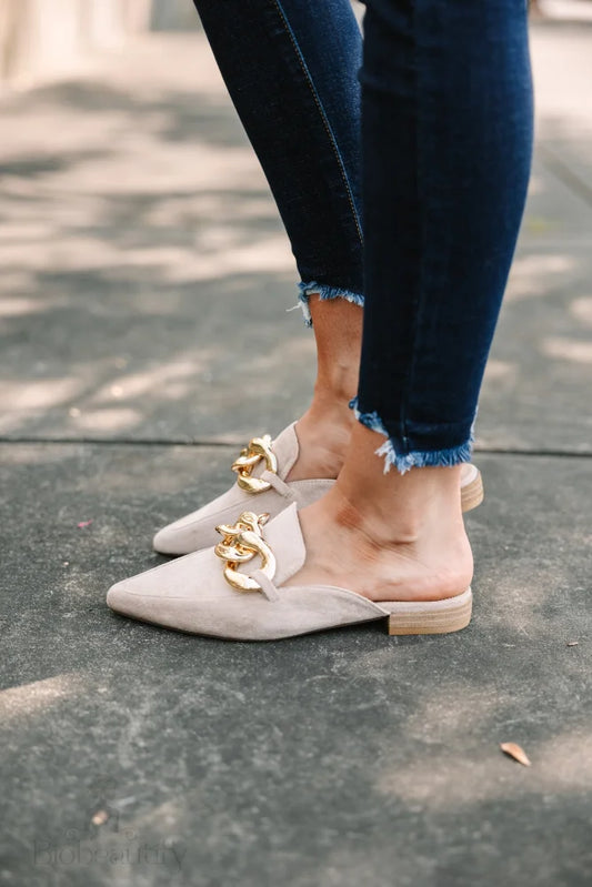 Taupe Brown Flats To Make You Happy 5.5 /