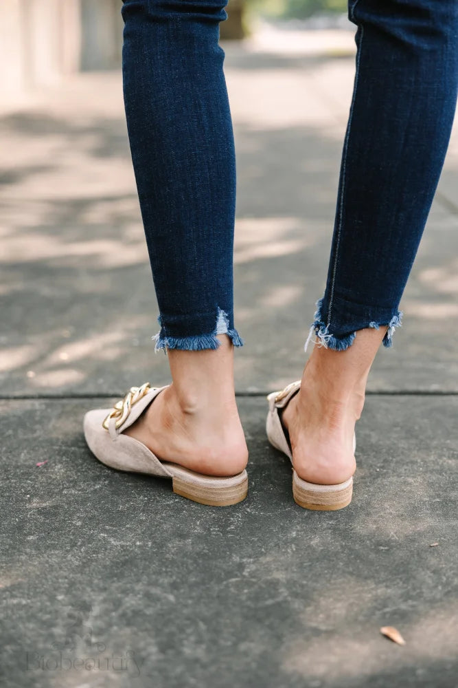 Taupe Brown Flats To Make You Happy 6.5 /