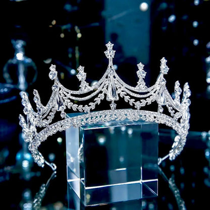 Theodora Cubic Zirconia Wedding Tiara