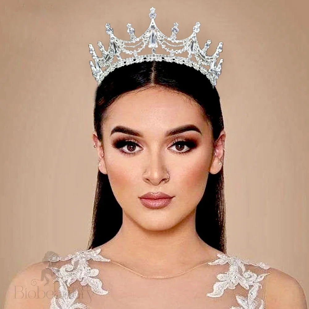 Theodora Cubic Zirconia Wedding Tiara