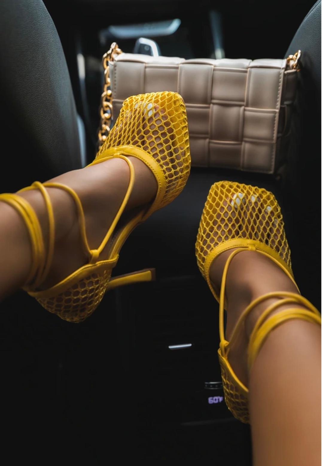 Yellow Envie Heels 7.5 /