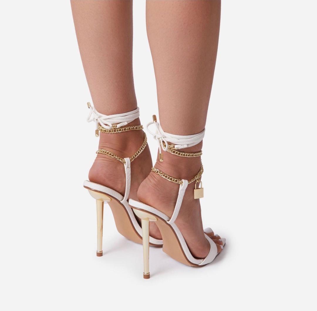 Lalita White Heel 9 /