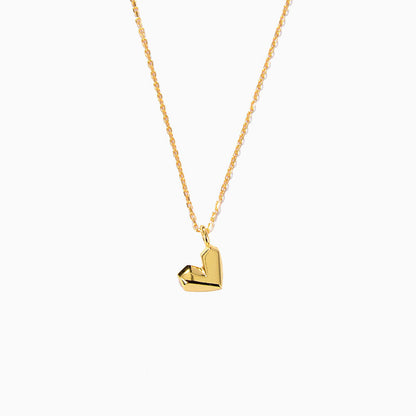 Gold Plated Sweetheart Pendant Necklace One Size /