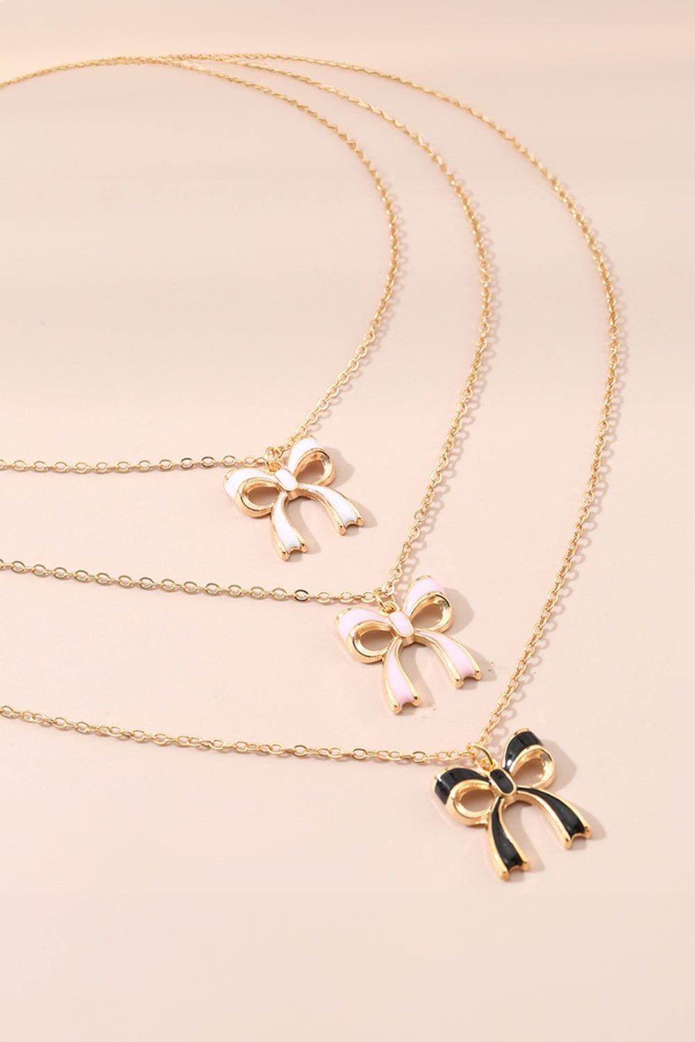 Triple Layer Bowknot Necklace
