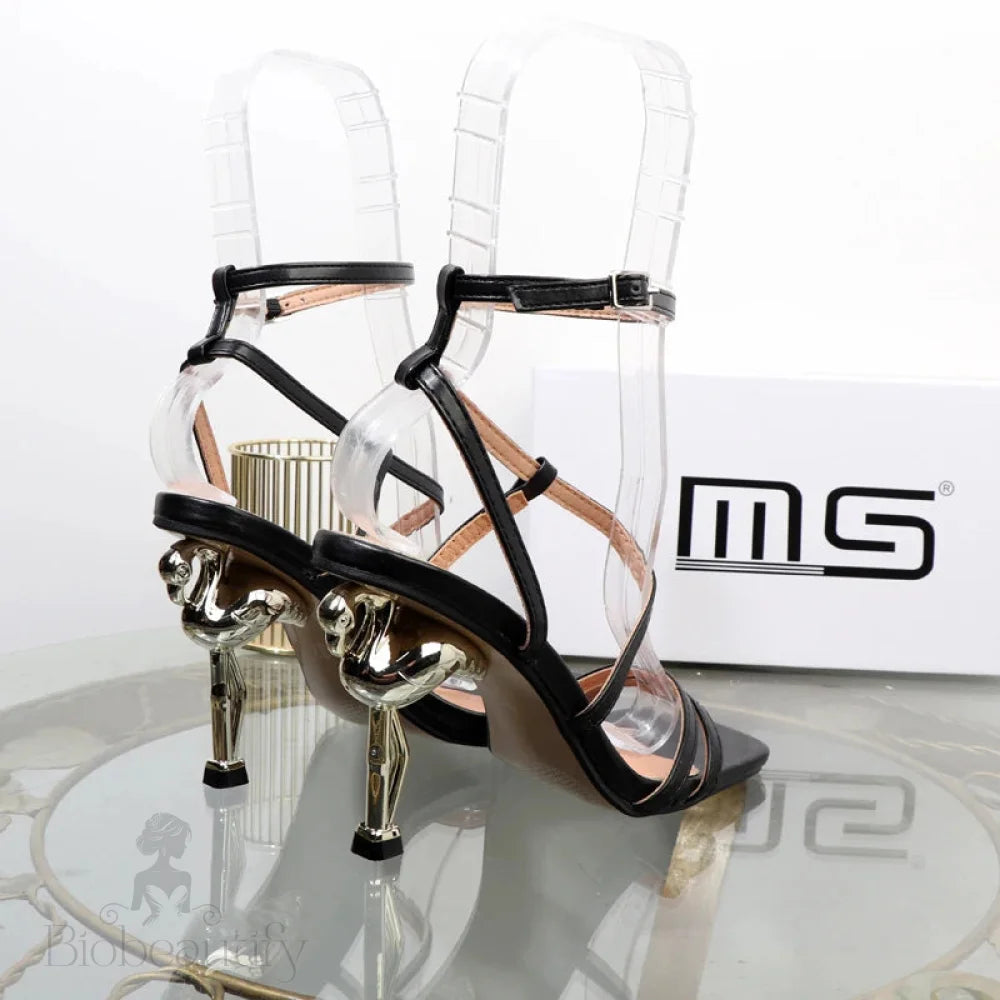 Unique Large Size High-Heeled Outdoor Sandals