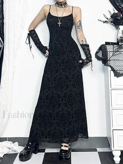 Velvet Cami Strap Party Club Bodycon Maxi Vintage Sleeveless Camisole Dress