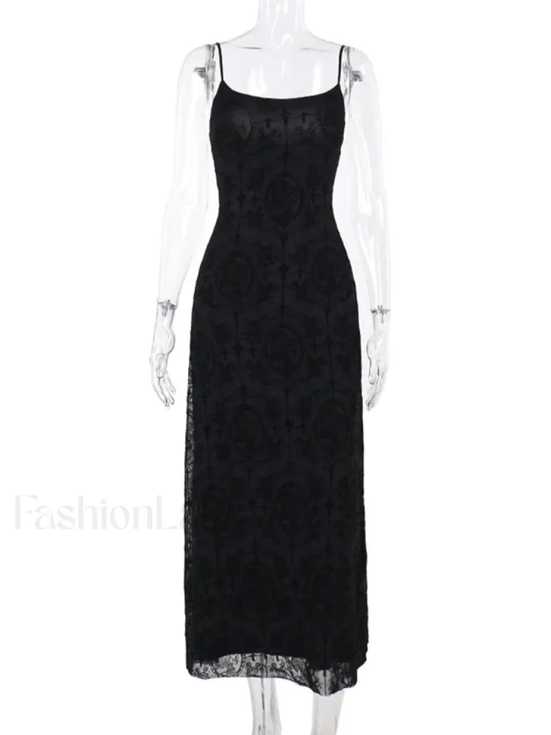 Velvet Cami Strap Party Club Bodycon Maxi Vintage Sleeveless Camisole Dress Black / S