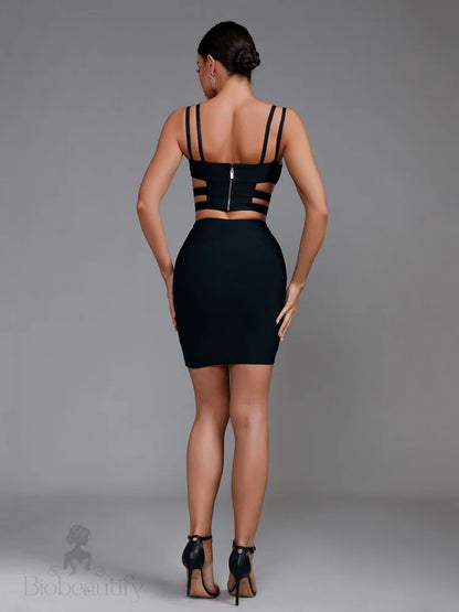 Verity Cut Out Two Piece Set Dress