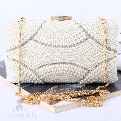 Violeta Pearl Evening Clutch