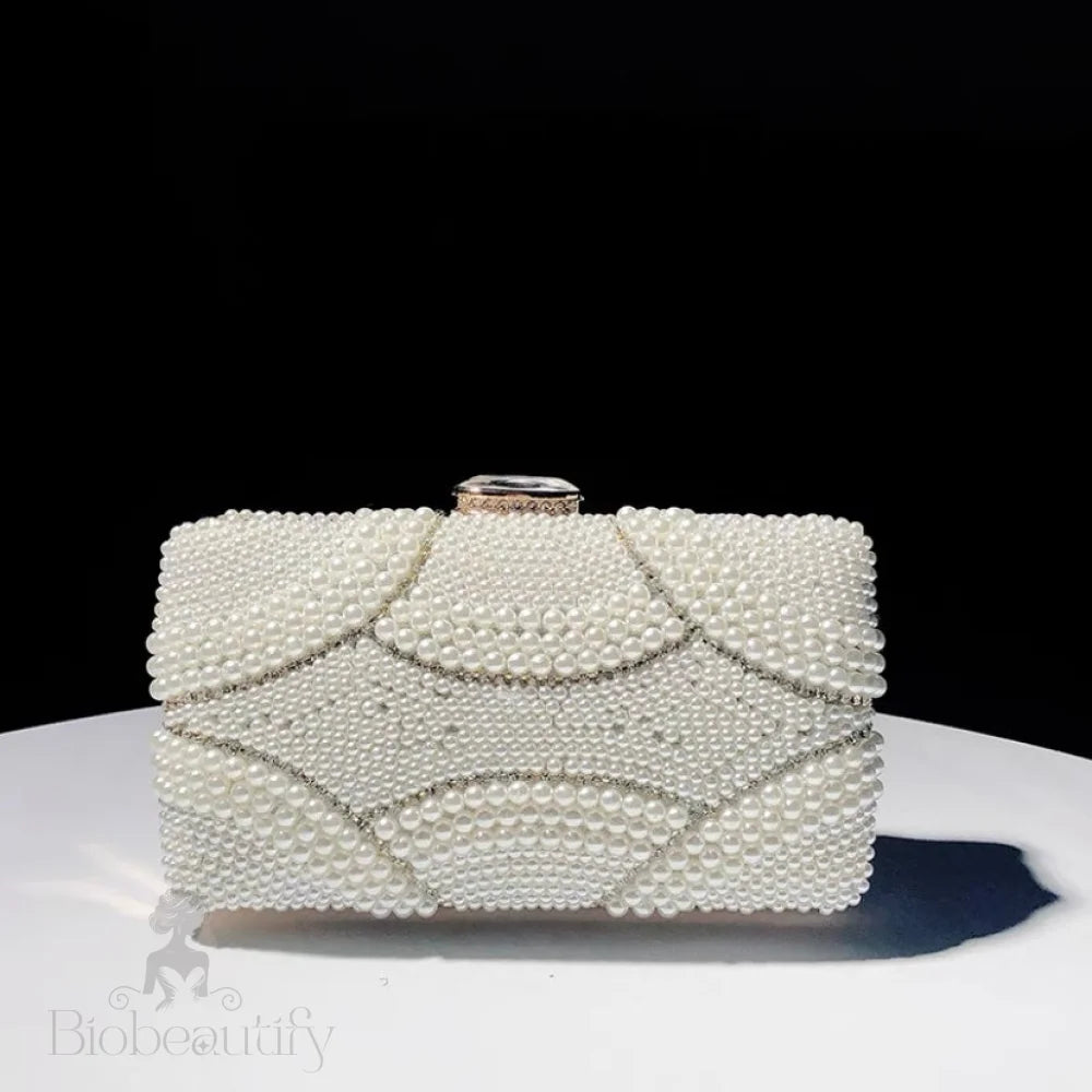 Violeta Pearl Evening Clutch