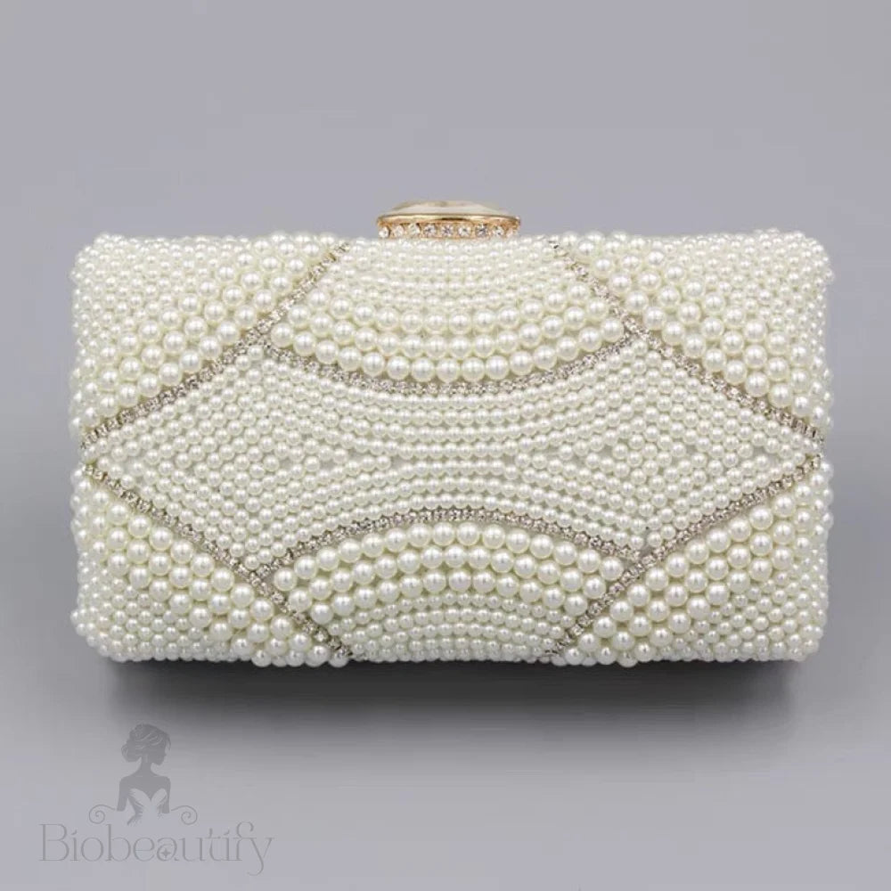 Violeta Pearl Evening Clutch