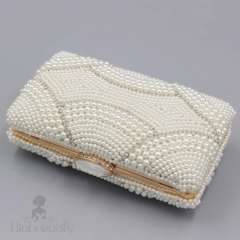 Violeta Pearl Evening Clutch