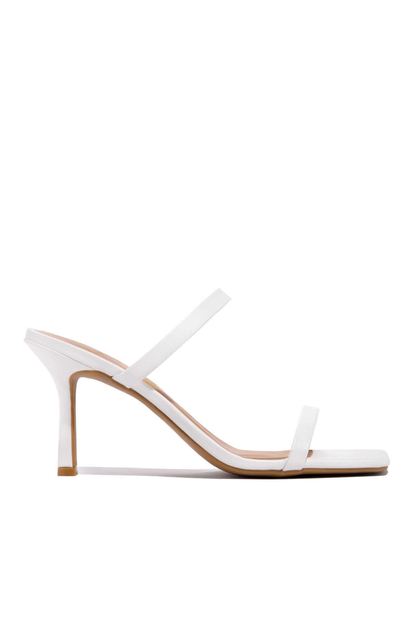 Nina White Heels 8 /