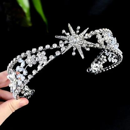 Winter Star Bridal Tiara Headband