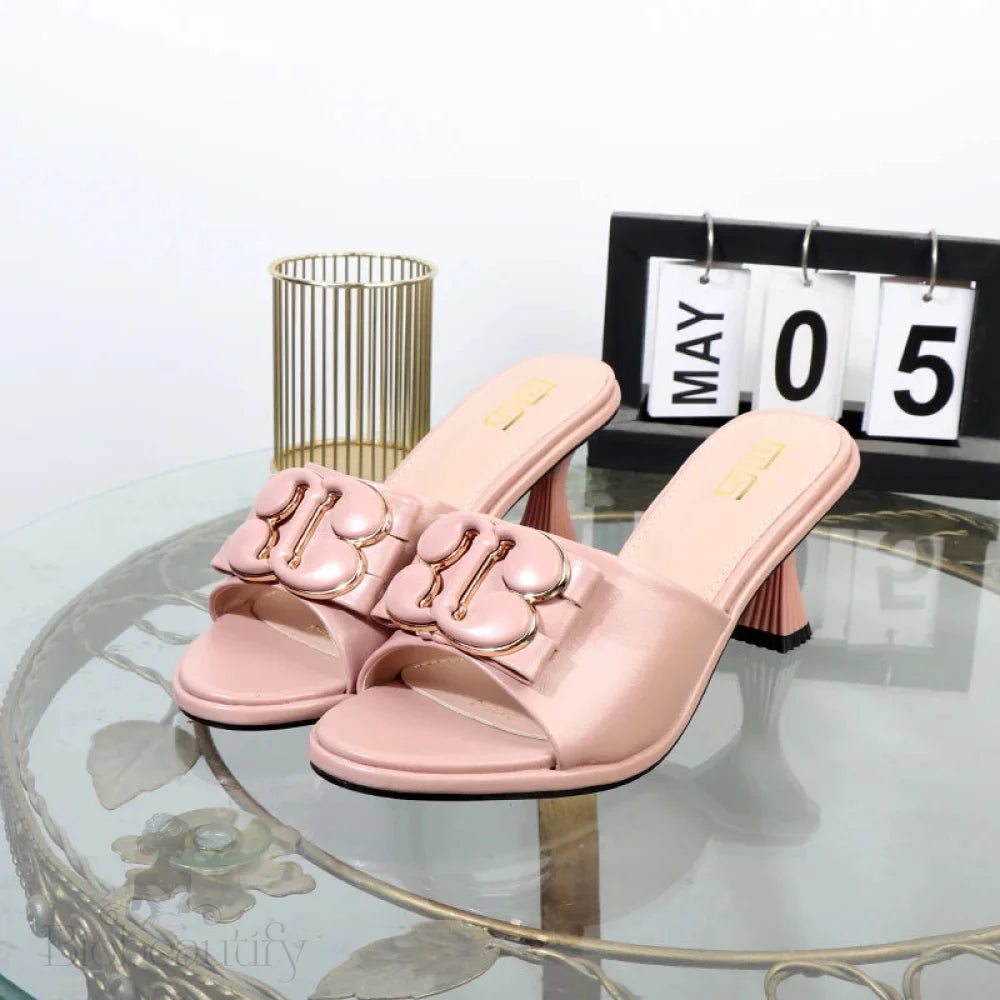 Women’s Summer Sandals With Thin High Heels