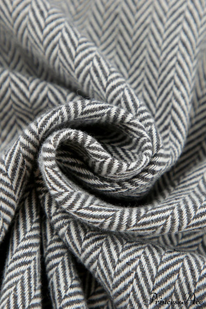 Wool Blazer Loose Elegant Commute Coat
