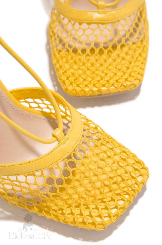 Yellow Envie Heels 8 /