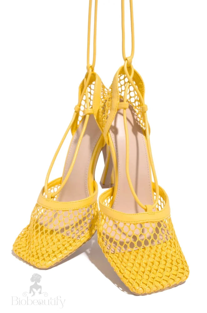 Yellow Envie Heels 8.5 /