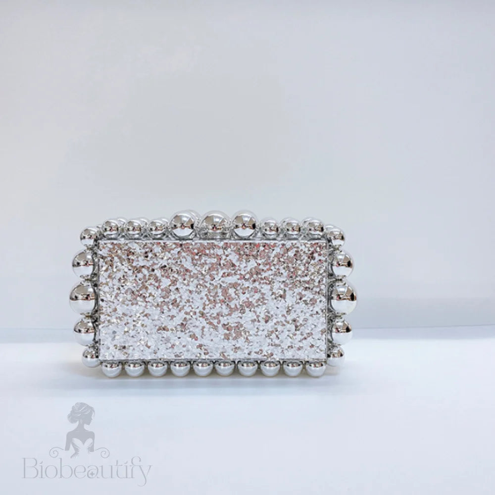 Zahra Acrylic Clutch Bag